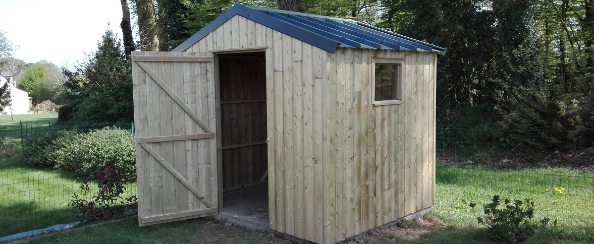Abris de jardin en Bois sur mesure